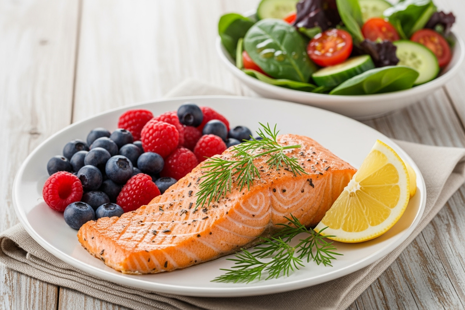 Anti-inflammatory foods like salmon, berries, and leafy greens - What helps rheumatoid arthritis?