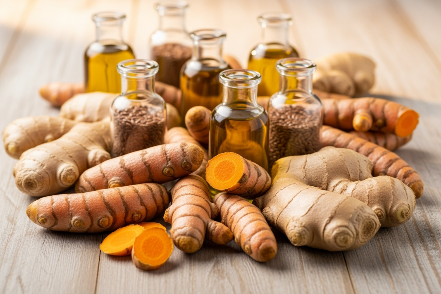 turmeric ginger and healthy oils - What helps joint inflammation?