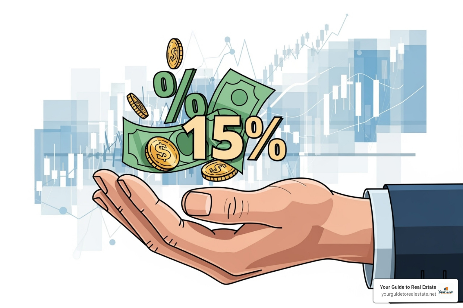 illustration of a commission earned on a stock trade - stock broker salary