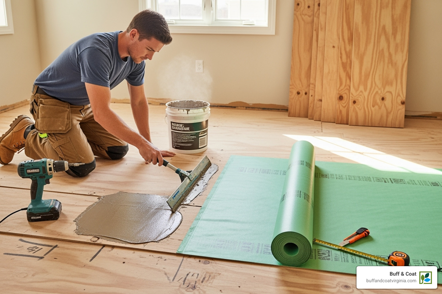 professional installer preparing a subfloor for hardwood installation - how much does it cost to install hardwood floor professional installer preparing a subfloor for hardwood installation - how much does it cost to install hardwood floor