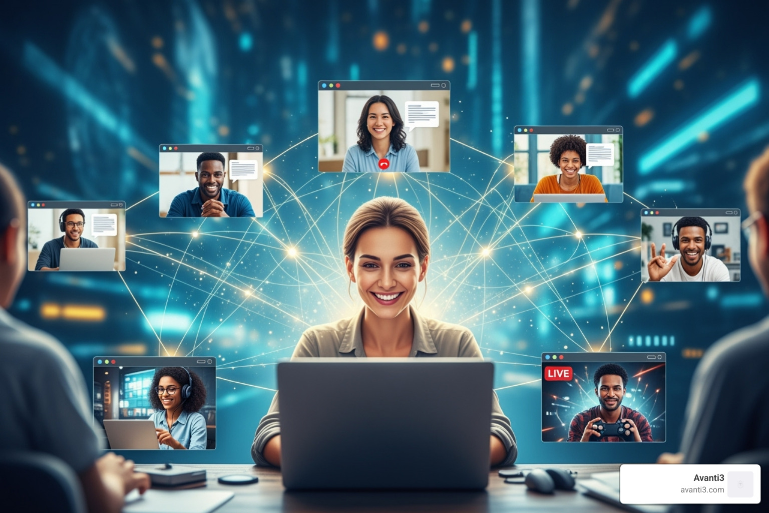 A vibrant online community poll asking \"What's your favorite way to connect with others online?\" with options like \"Forums,\" \"Social Media,\" \"Video Calls,\" and \"Gaming.\" - building successful online communities A vibrant online community poll asking \"What's your favorite way to connect with others online?\" with options like \"Forums,\" \"Social Media,\" \"Video Calls,\" and \"Gaming.\" - building successful online communities