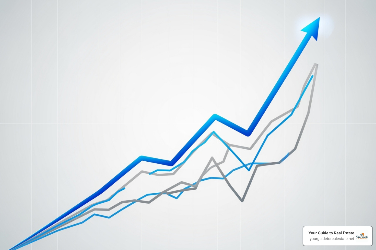 A graph showing a company's growth trajectory surpassing competitors, with a clear upward trend - competitors tools