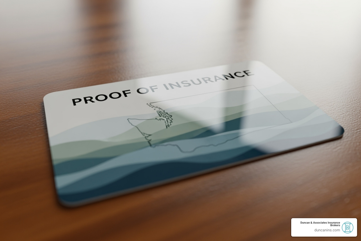 An image of a Washington State proof of insurance card - auto insurance quote olympia wa An image of a Washington State proof of insurance card - auto insurance quote olympia wa