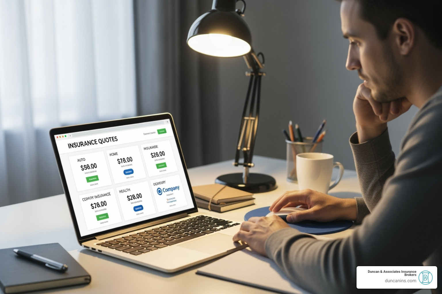 A person comparing insurance quotes on a laptop - auto insurance quote olympia wa A person comparing insurance quotes on a laptop - auto insurance quote olympia wa