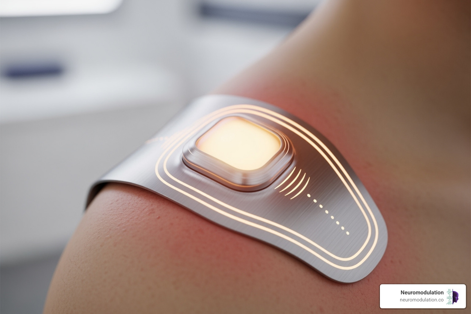 futuristic wearable pain relief device - electronic pain control devices