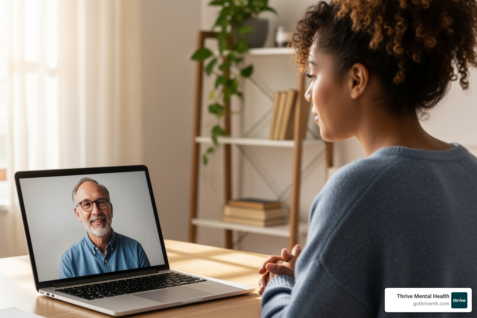 therapist and client having a productive video session - online therapy free therapist and client having a productive video session - online therapy free