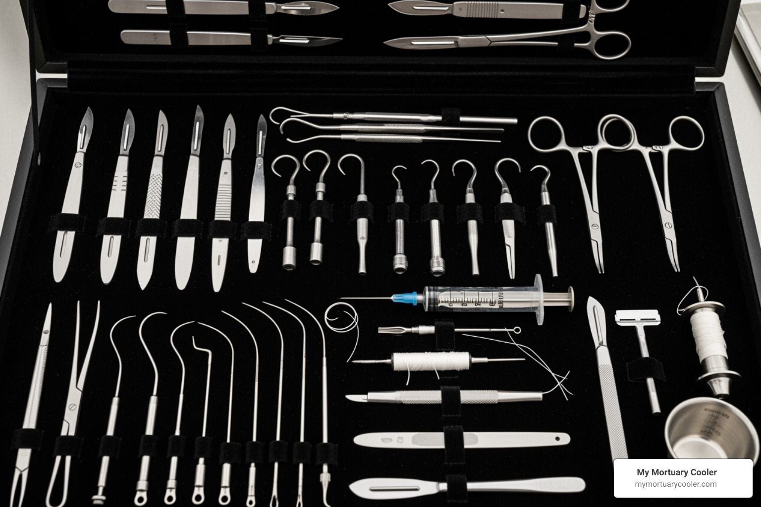 complete embalming instrument kit - embalming tools