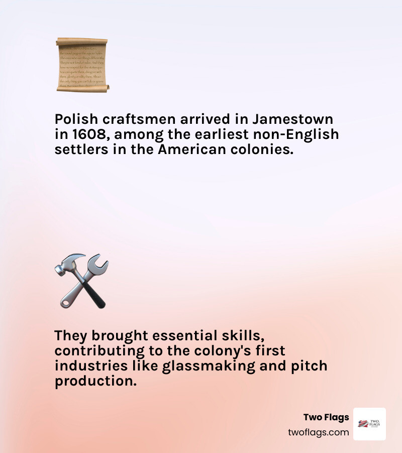 Jamestown 1608 Marker - What is Polish-American?