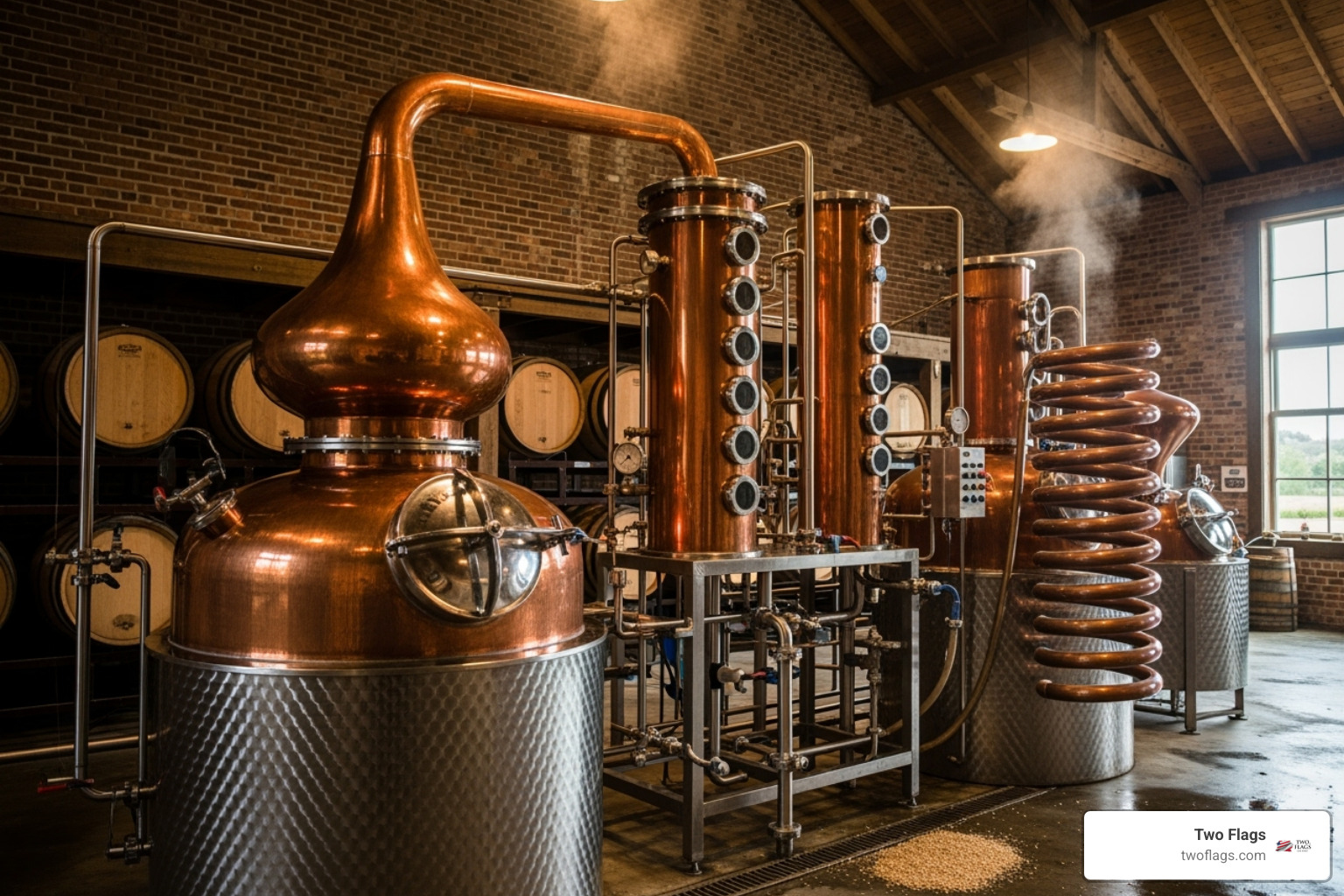 Traditional copper pot still - is vodka natural