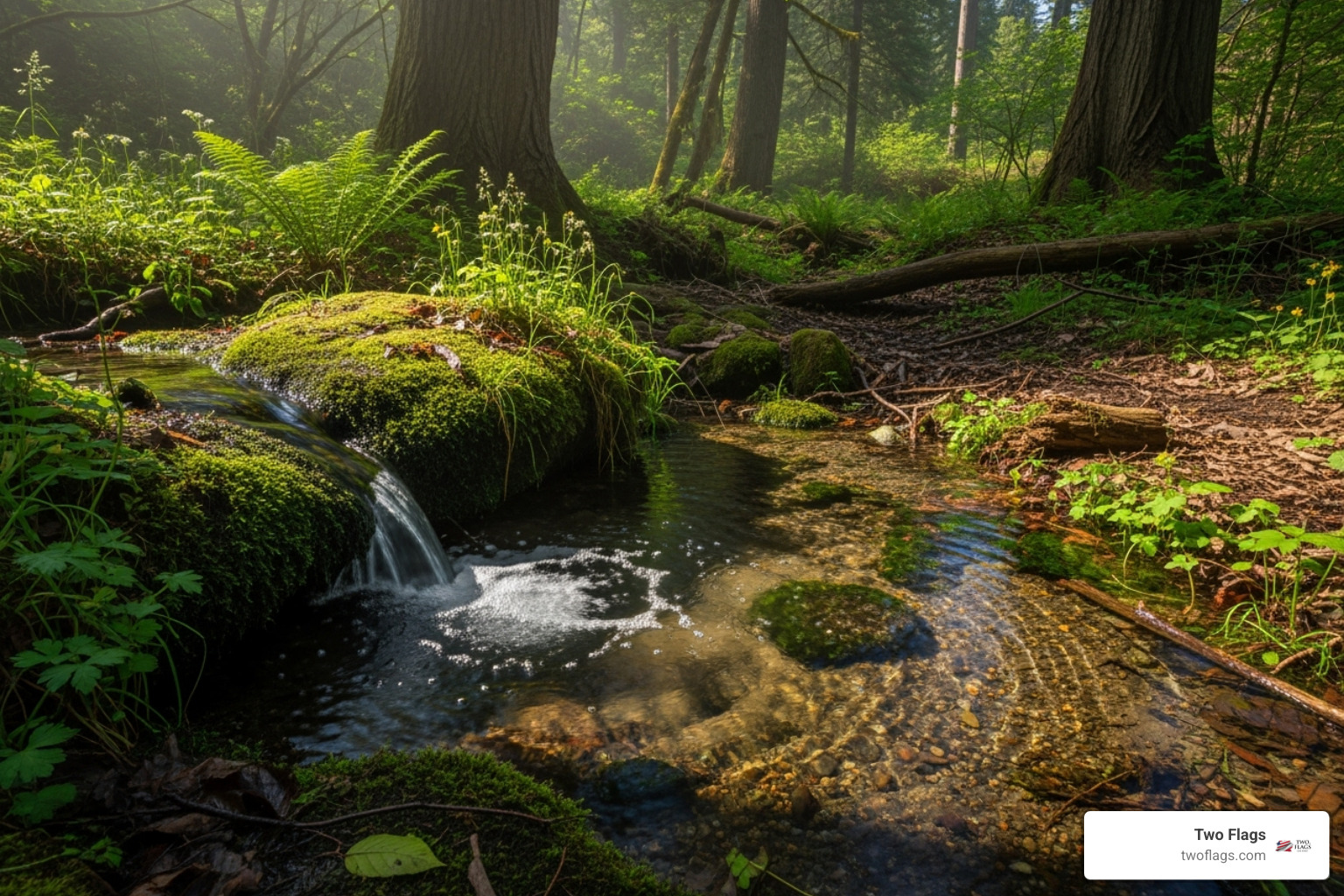 Clear natural spring - is vodka natural