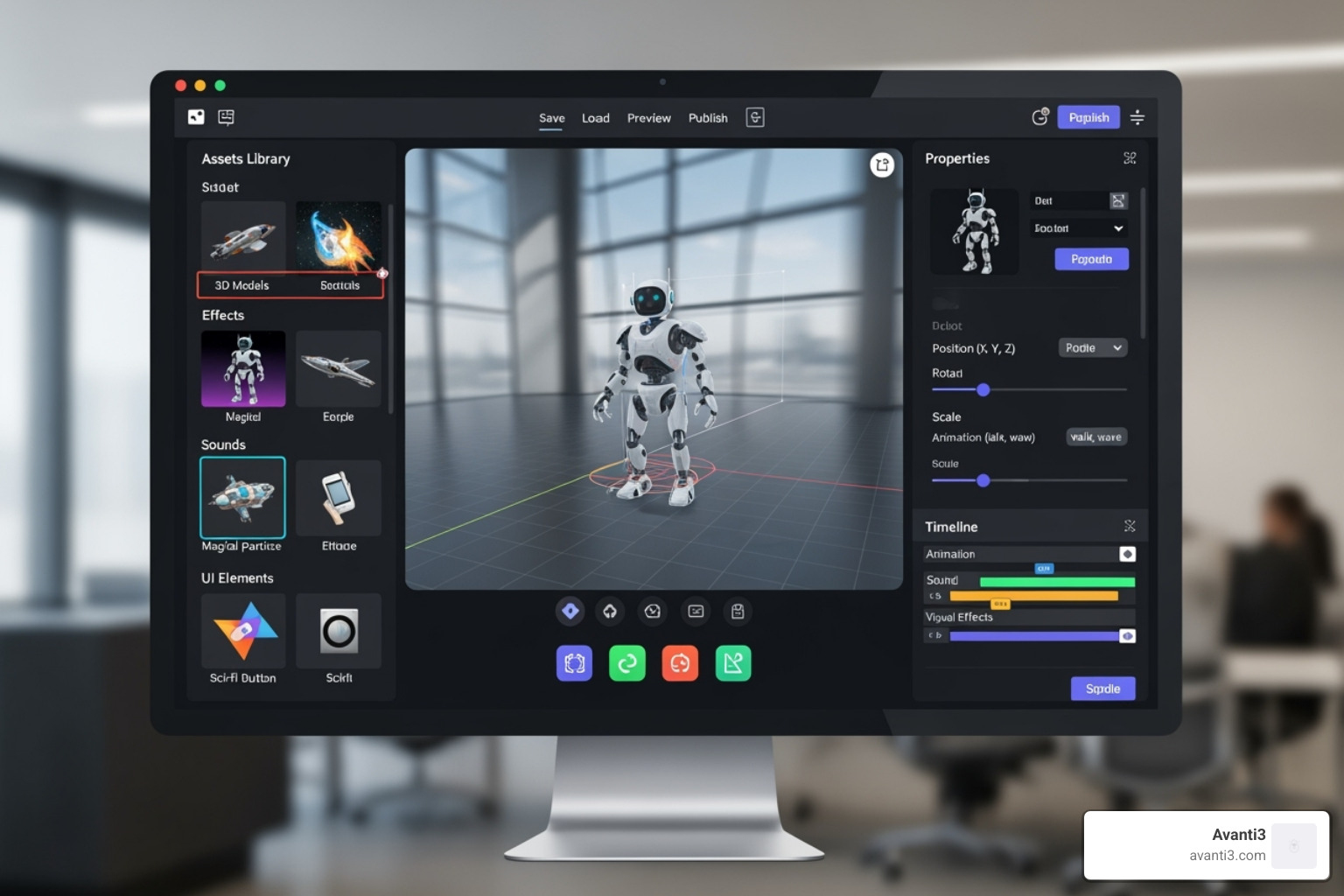 No-code AR platform interface - AR content creation No-code AR platform interface - AR content creation