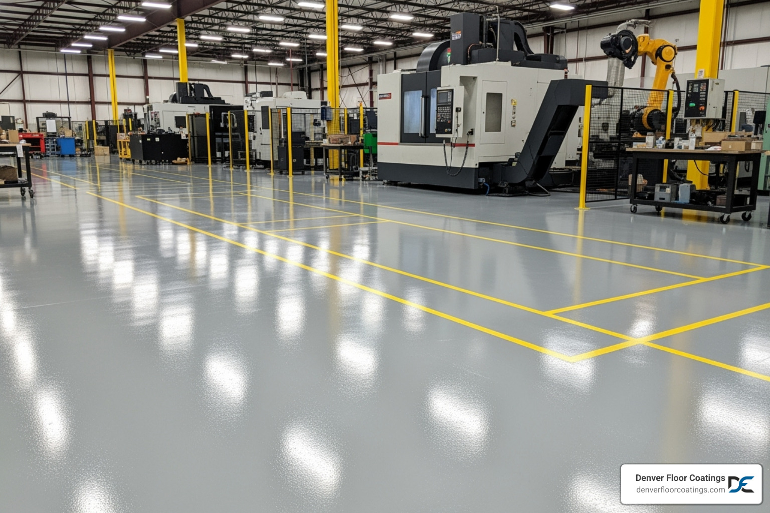 clean, durable epoxy floor in a manufacturing plant - epoxy materials clean, durable epoxy floor in a manufacturing plant - epoxy materials