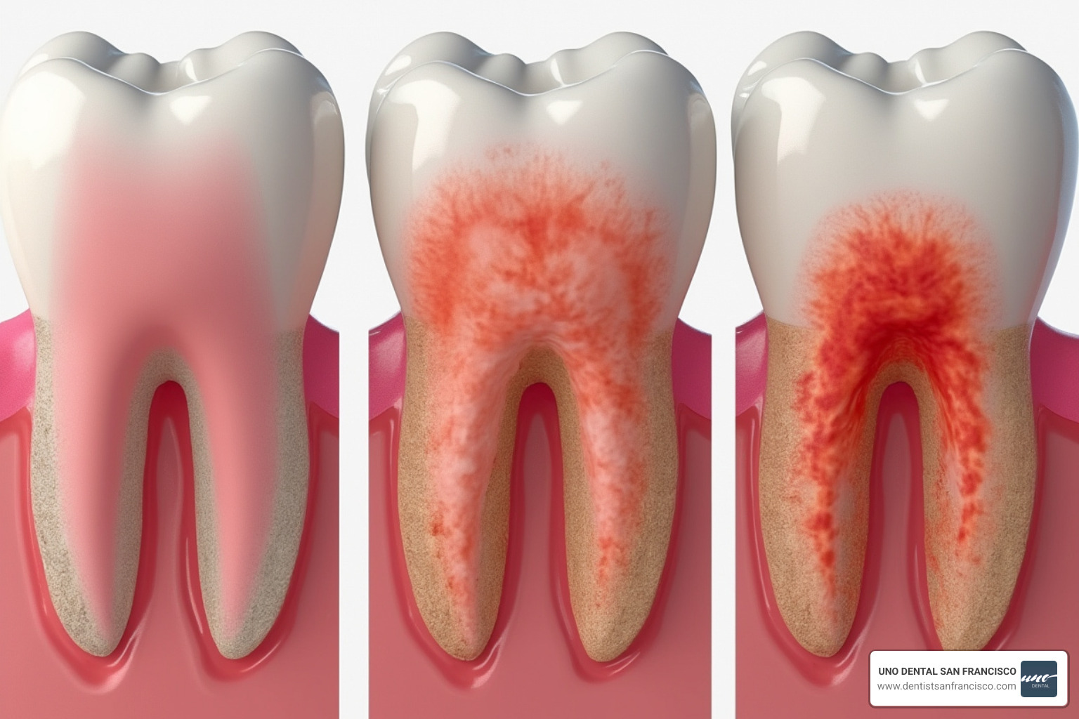 Healthy gums vs. Gingivitis vs. Gum Recession - Gum issues after braces Healthy gums vs. Gingivitis vs. Gum Recession - Gum issues after braces