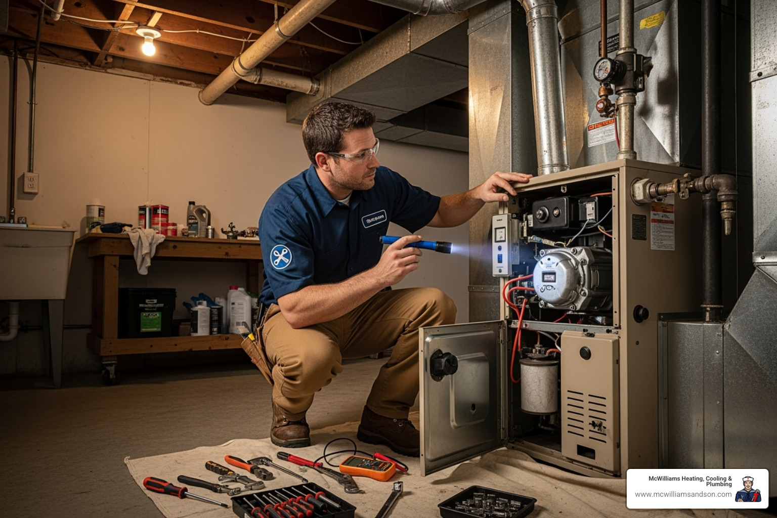 technician inspecting furnace - heating maintenance lufkin tx technician inspecting furnace - heating maintenance lufkin tx