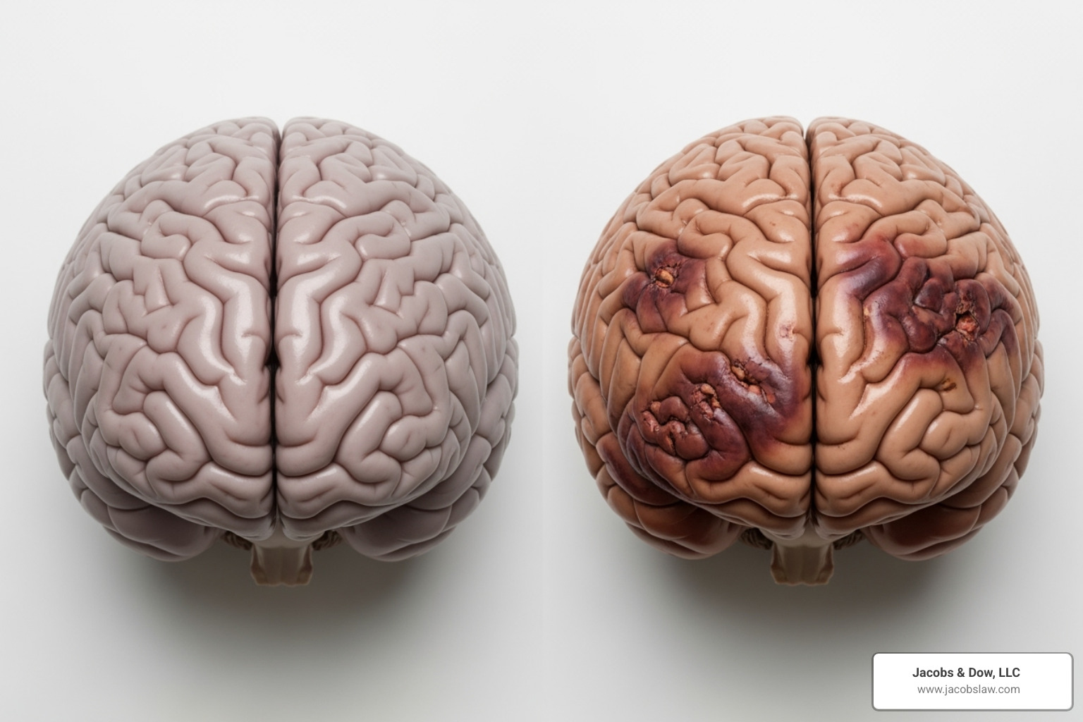 Healthy brain vs. TBI brain - new haven brain injury lawyer