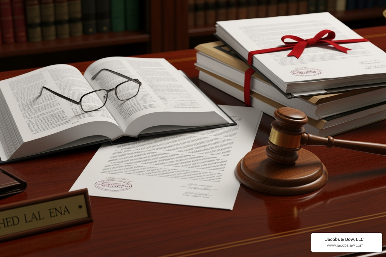 Legal documents and gavel - new haven brain injury lawyer