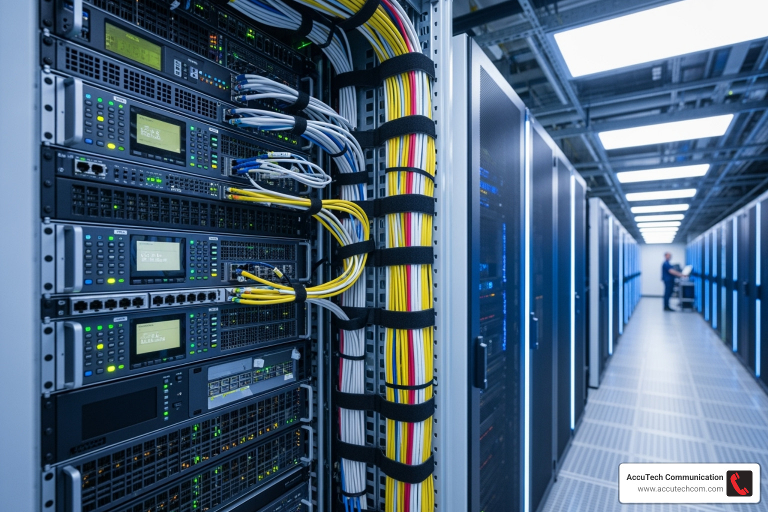 well-organized data center server rack with clean cabling - scalable data solutions well-organized data center server rack with clean cabling - scalable data solutions