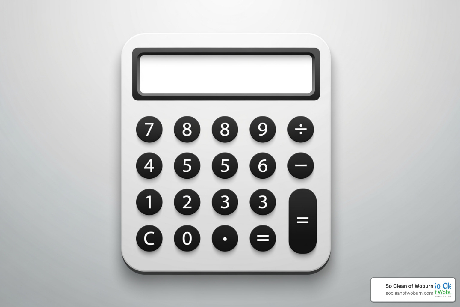 A calculator icon - carpet cleaning acton ma