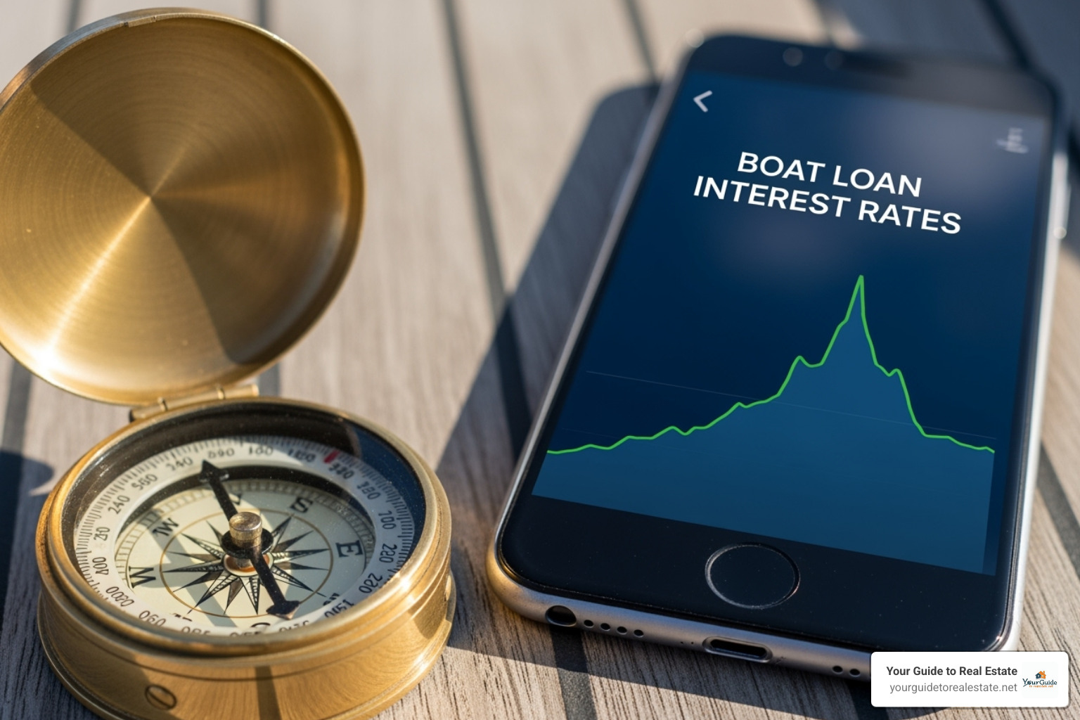 calendar with 10 and 20 years highlighted - boat loan interest rates