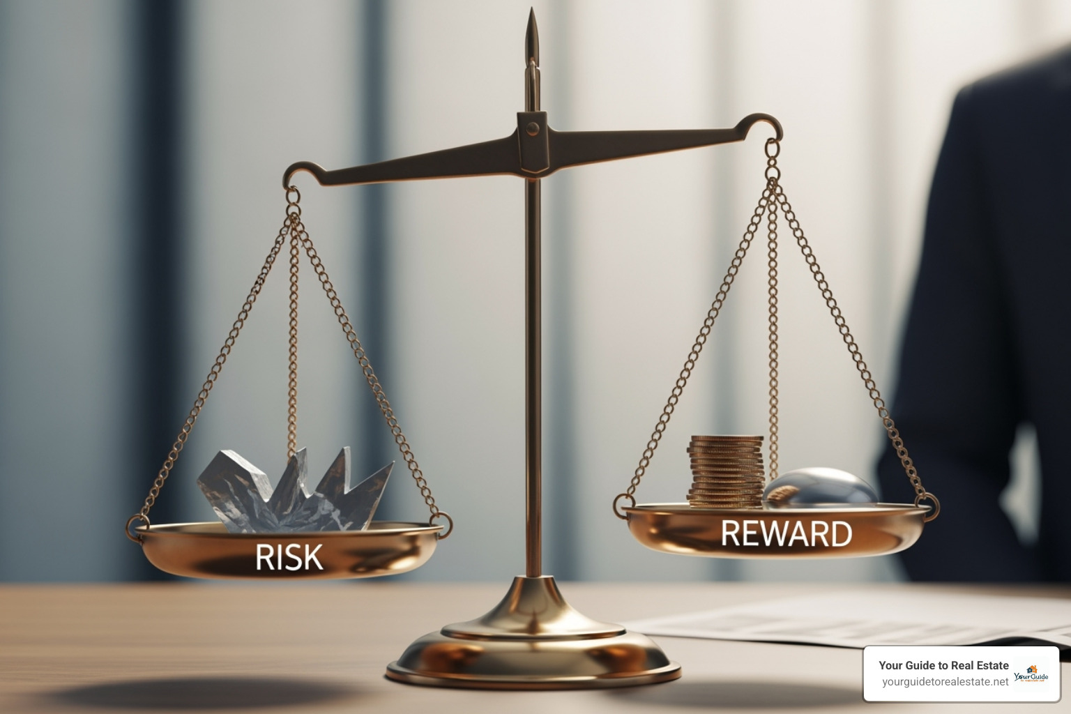 scale balancing risk and reward for retirement investments - ira interest rates