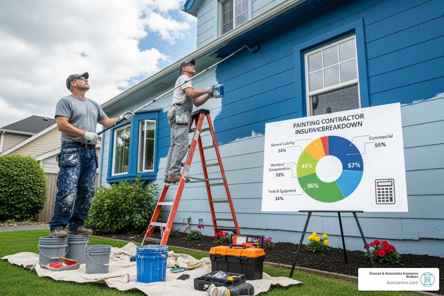 a Certificate of Insurance (COI) on a smartphone screen - painting contractor insurance cost