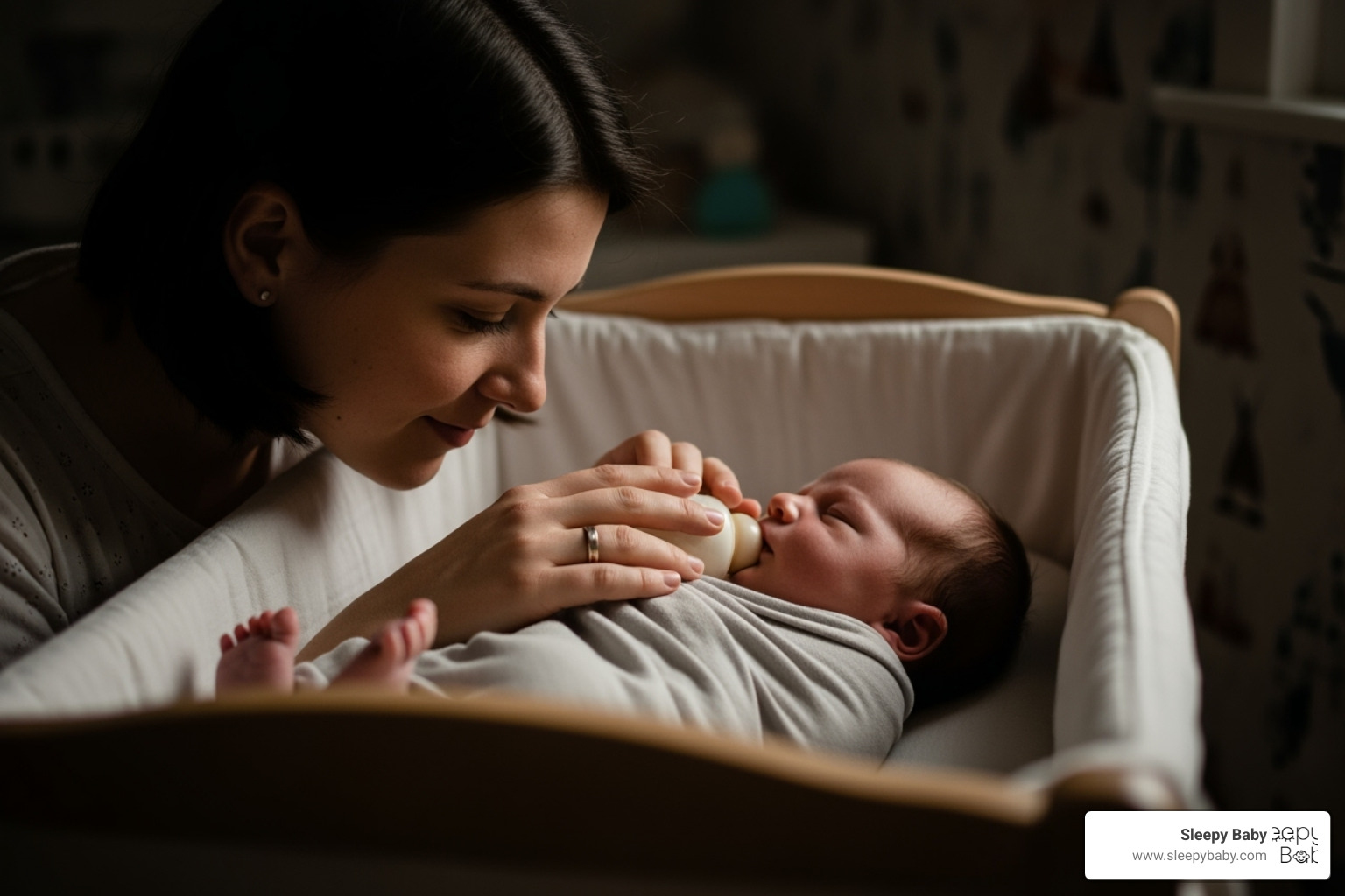 Parent gently waking sleepy newborn for feed - are babies born at 37 weeks more sleepy Parent gently waking sleepy newborn for feed - are babies born at 37 weeks more sleepy