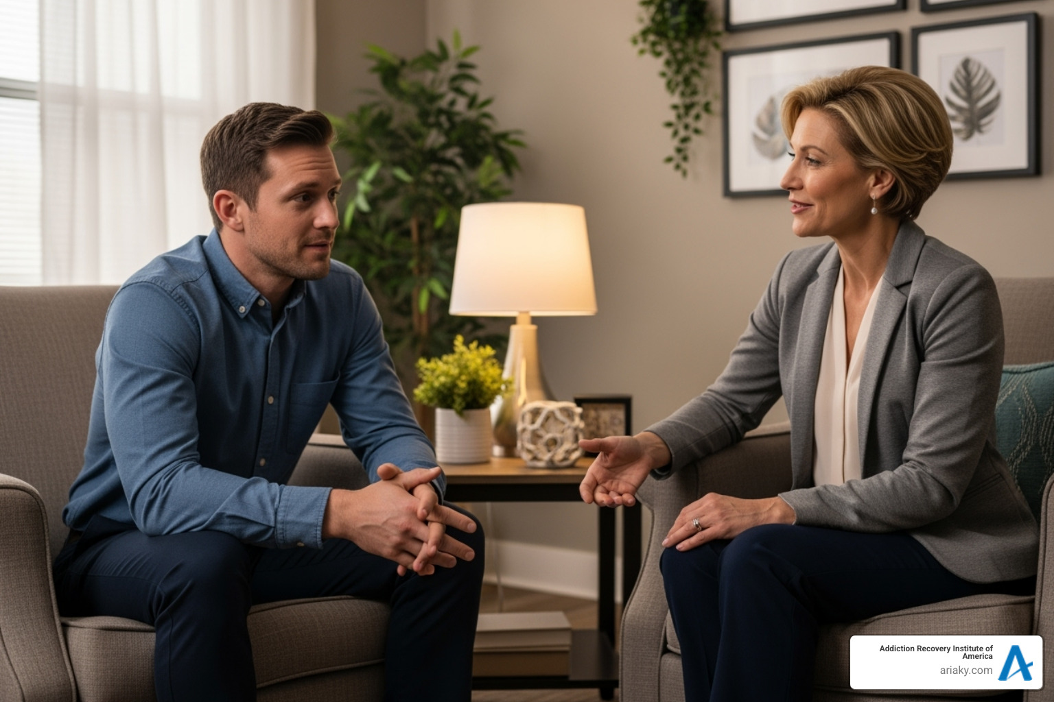 adult participating in an individual counseling session - residential treatment kentucky adult participating in an individual counseling session - residential treatment kentucky