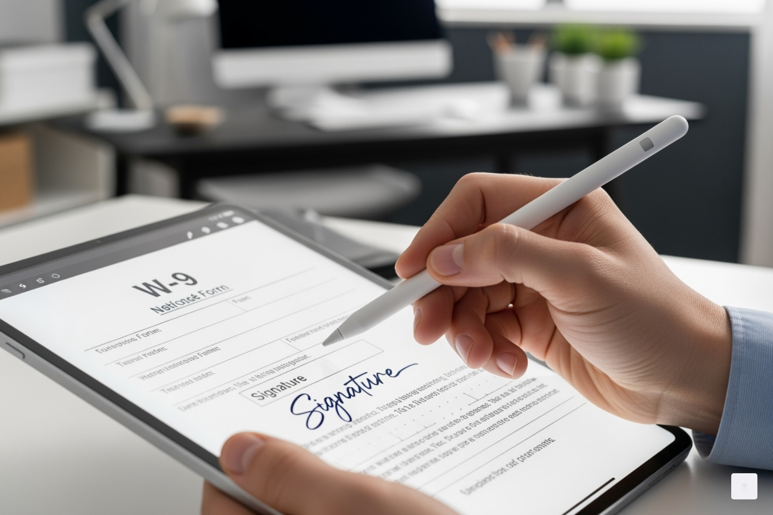 W9 digital signature - how to sign a w9 electronically