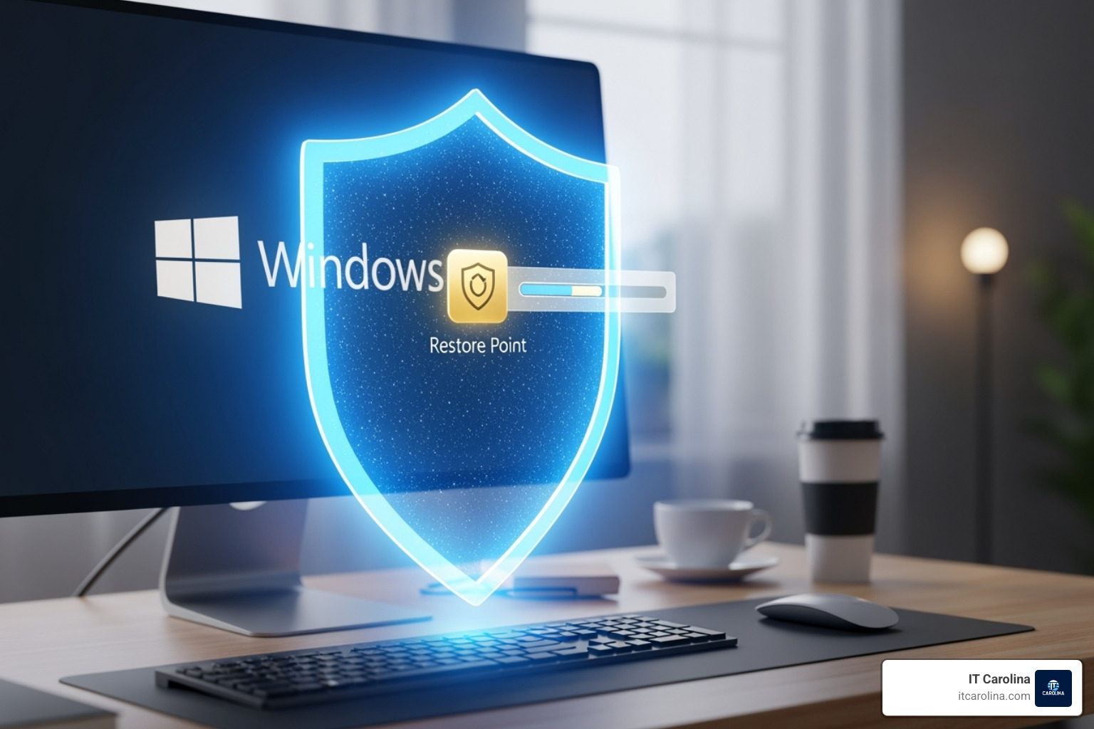 System Properties window showing the 'System Protection' tab highlighted - Protect Your PC: How to Set Up a Windows Restore Point