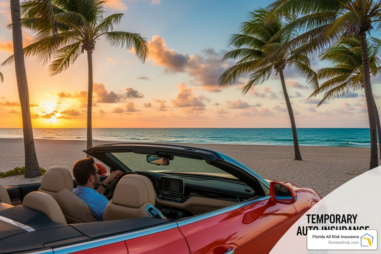 person holding Florida driver's license and insurance card - temporary auto insurance Florida person holding Florida driver's license and insurance card - temporary auto insurance Florida