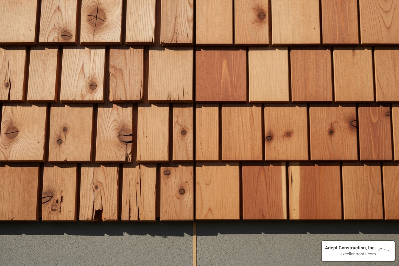 Comparison of cedar shakes and cedar shingles - cedar shake siding installation cost