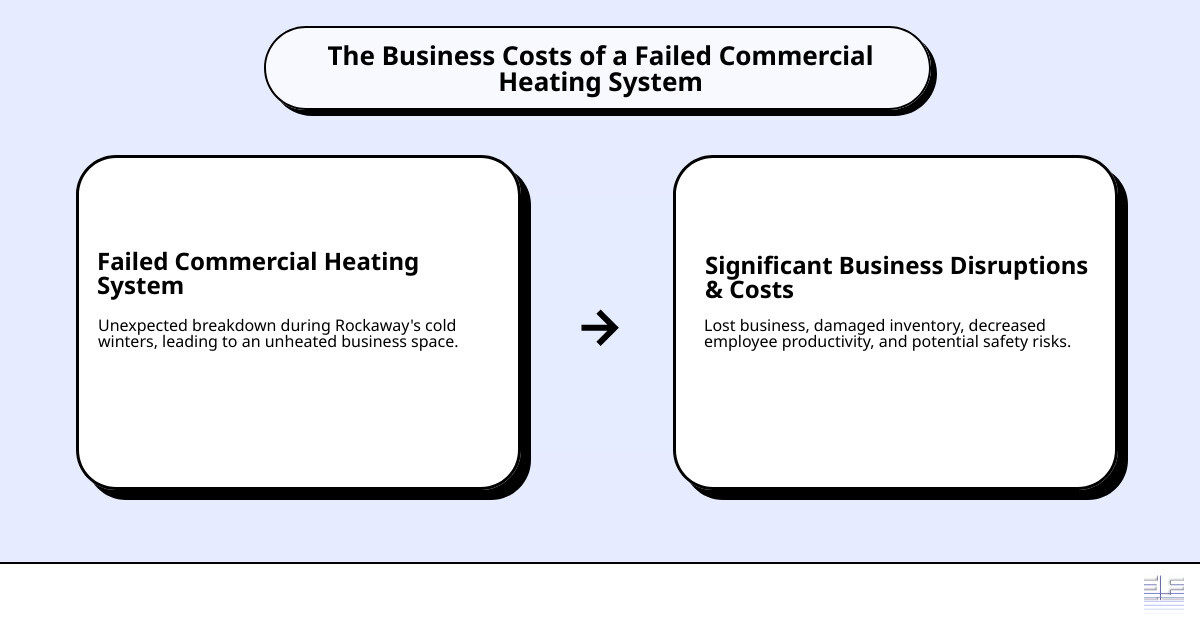 The business costs of a failed commercial heating system - commercial heating rockaway infographic cause_effect_text