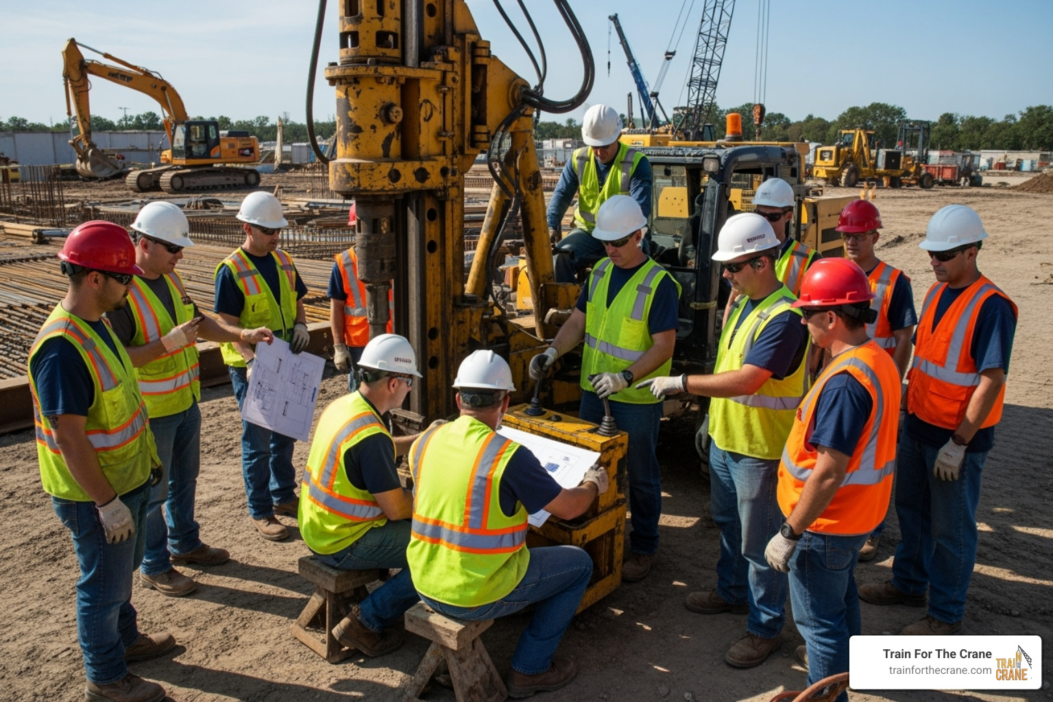 veterans in a pile driver training program - pile driver training veterans in a pile driver training program - pile driver training