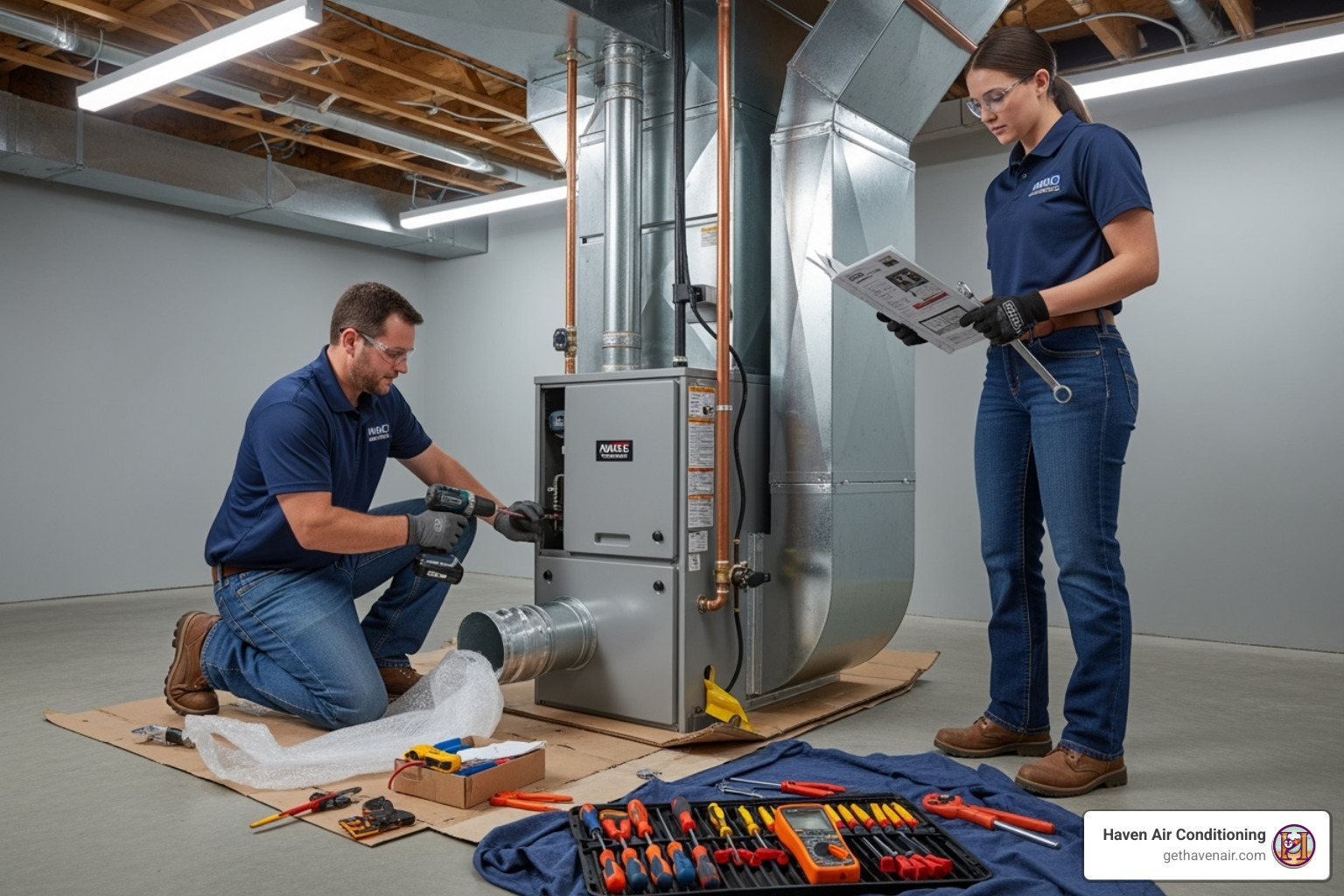 certified technicians installing new heating unit - heating system installation irvine certified technicians installing new heating unit - heating system installation irvine