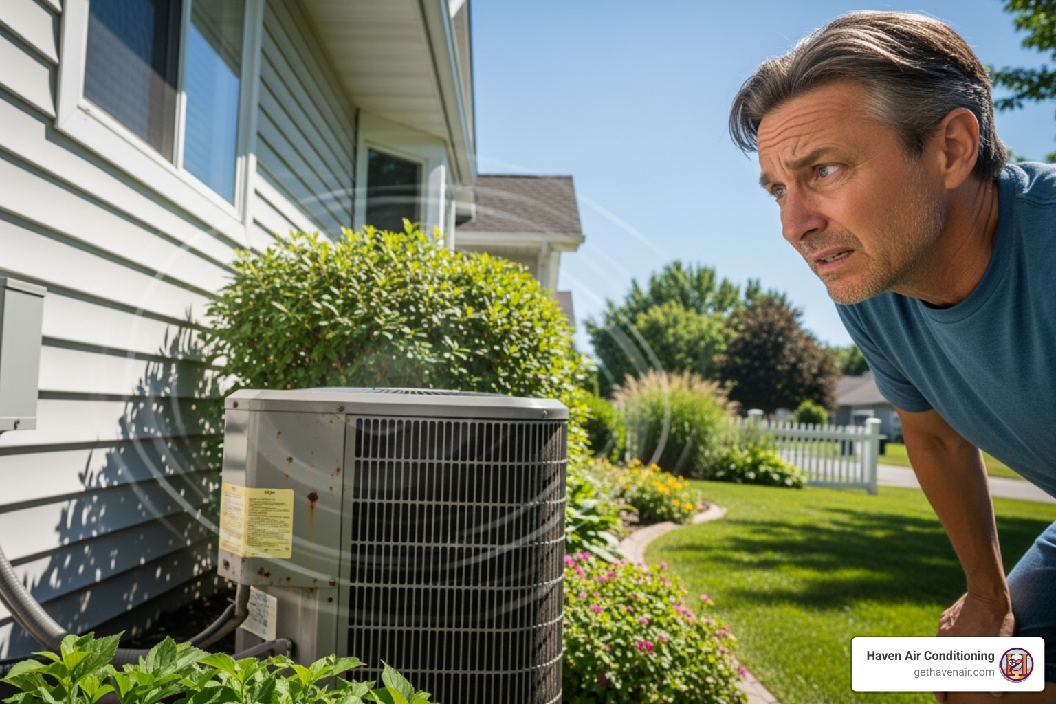 homeowner concerned about old noisy AC - ac installation irvine
