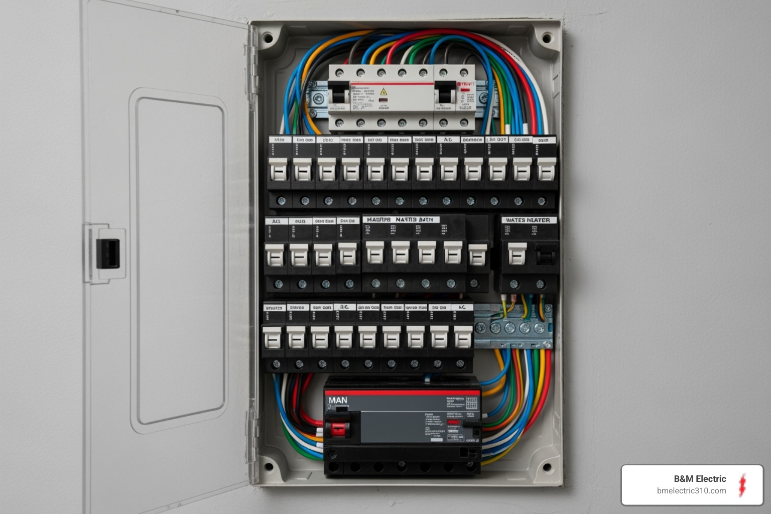 residential circuit breaker panel - electrical repair near me torrance