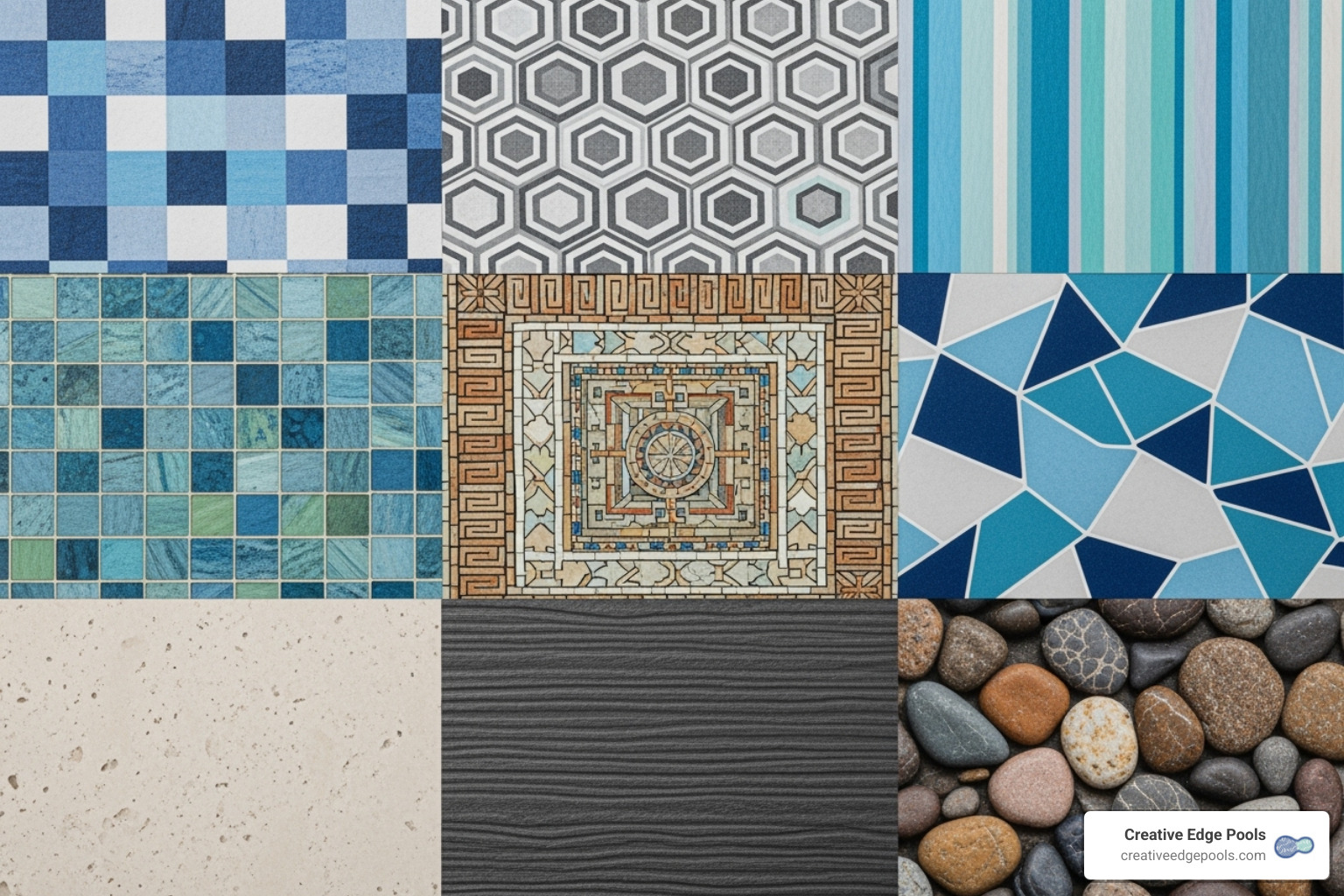 various liner patterns and textures - average cost of inground pool with liner