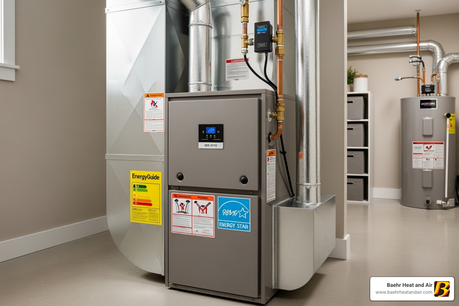 modern, high-efficiency furnace - heating replacement Grass Valley