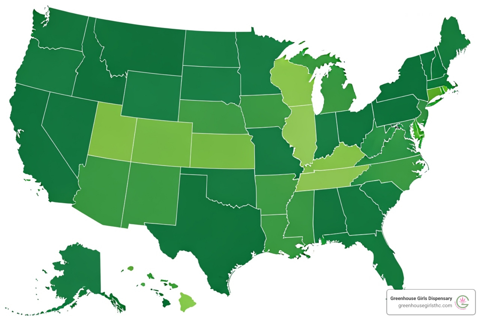 map of USA highlighting THCa laws - hemp derived THCa map of USA highlighting THCa laws - hemp derived THCa