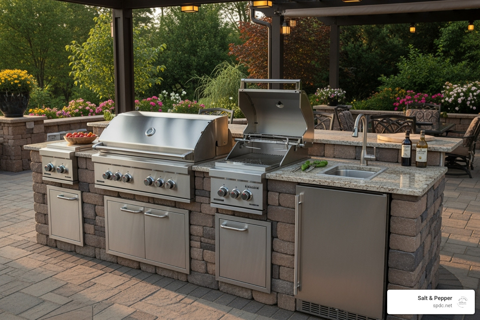 stainless steel outdoor kitchen appliances - outdoor kitchen clearwater fl