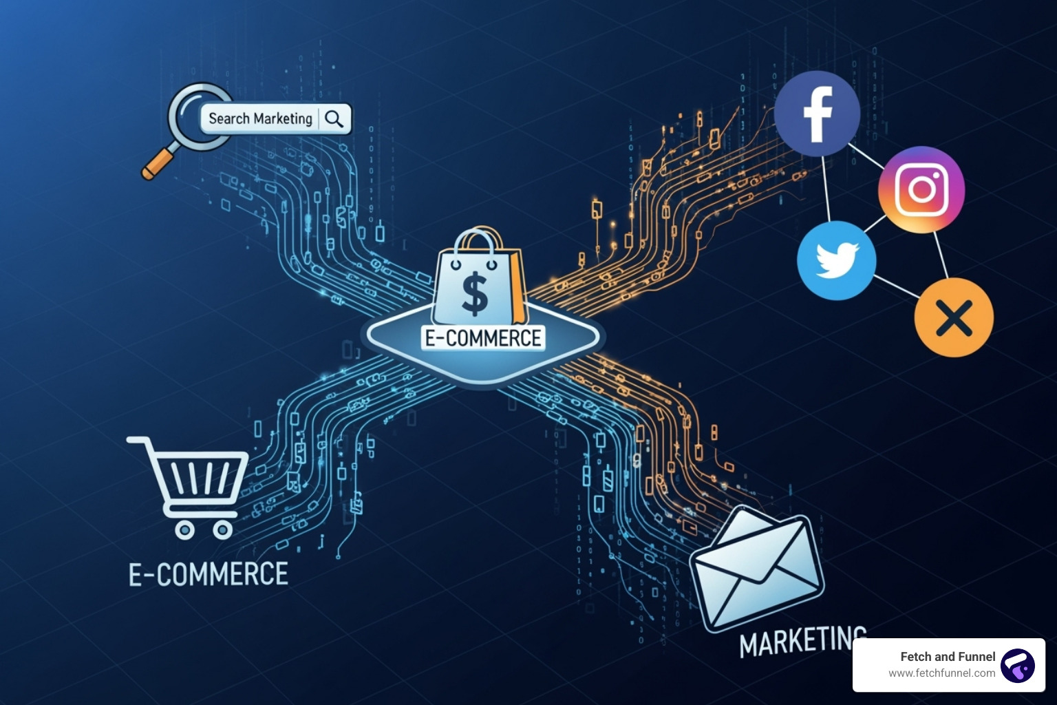 flowchart of product data flowing into various marketing channels - ecommerce product data feed flowchart of product data flowing into various marketing channels - ecommerce product data feed