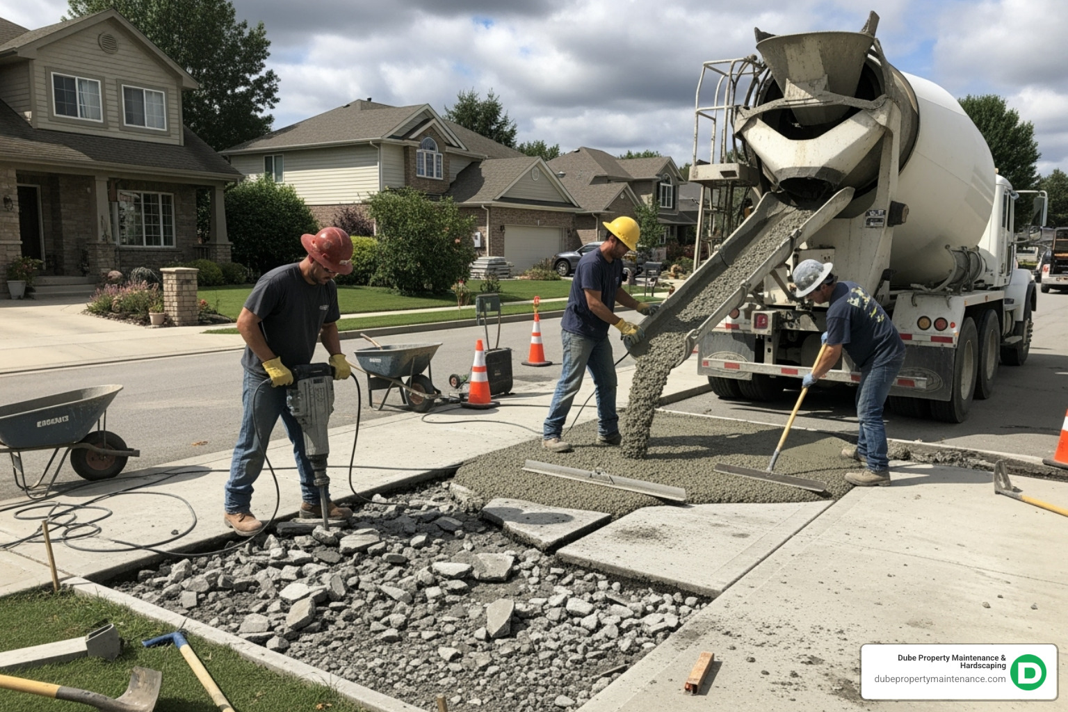 concrete driveway replacement - how to replace concrete driveway