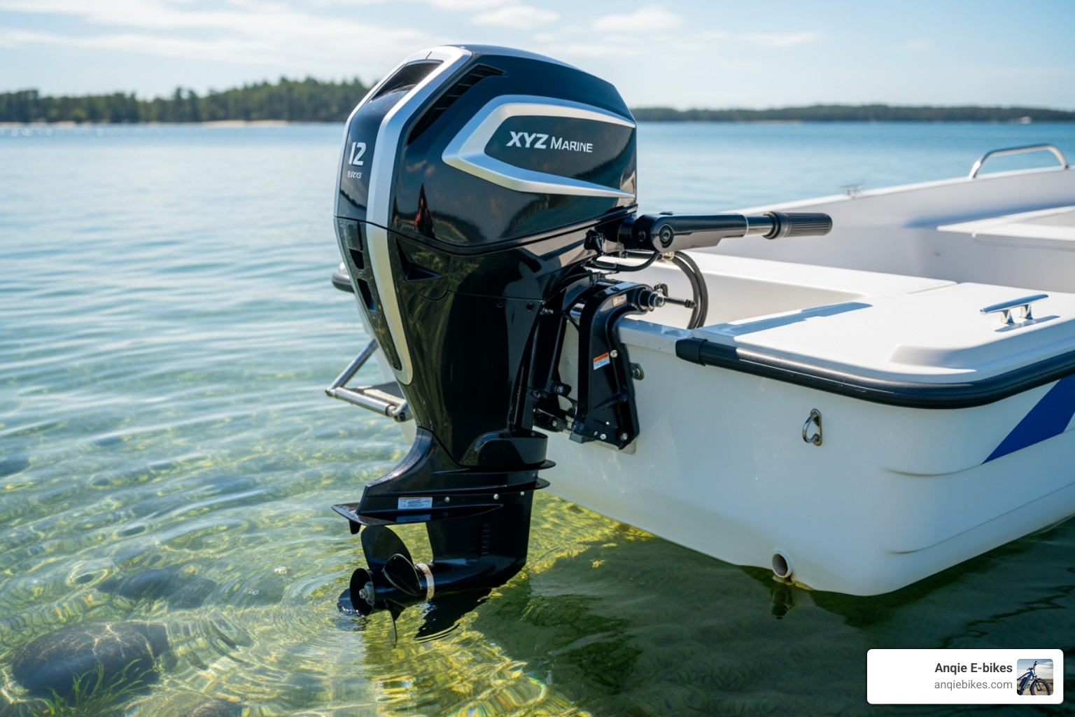 Modern compact 2-stroke outboard motor - 2 stroke outboard motor