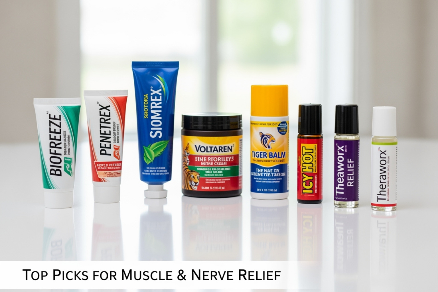 list of top-rated muscle and nerve relief creams - what cream is good for sore muscles