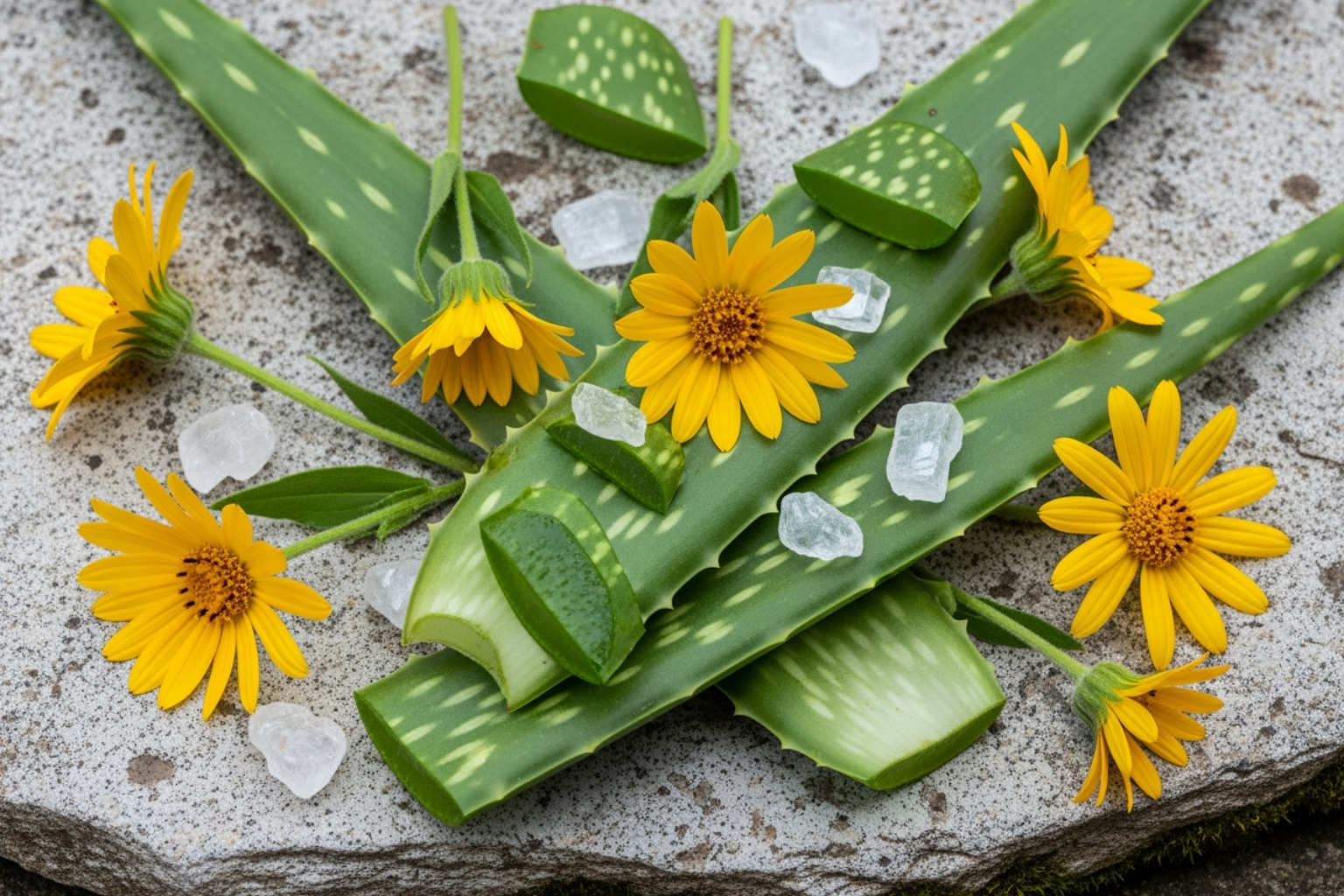 various natural ingredients like arnica flowers, aloe vera leaves, and menthol crystals - fibromyalgia pain cream various natural ingredients like arnica flowers, aloe vera leaves, and menthol crystals - fibromyalgia pain cream