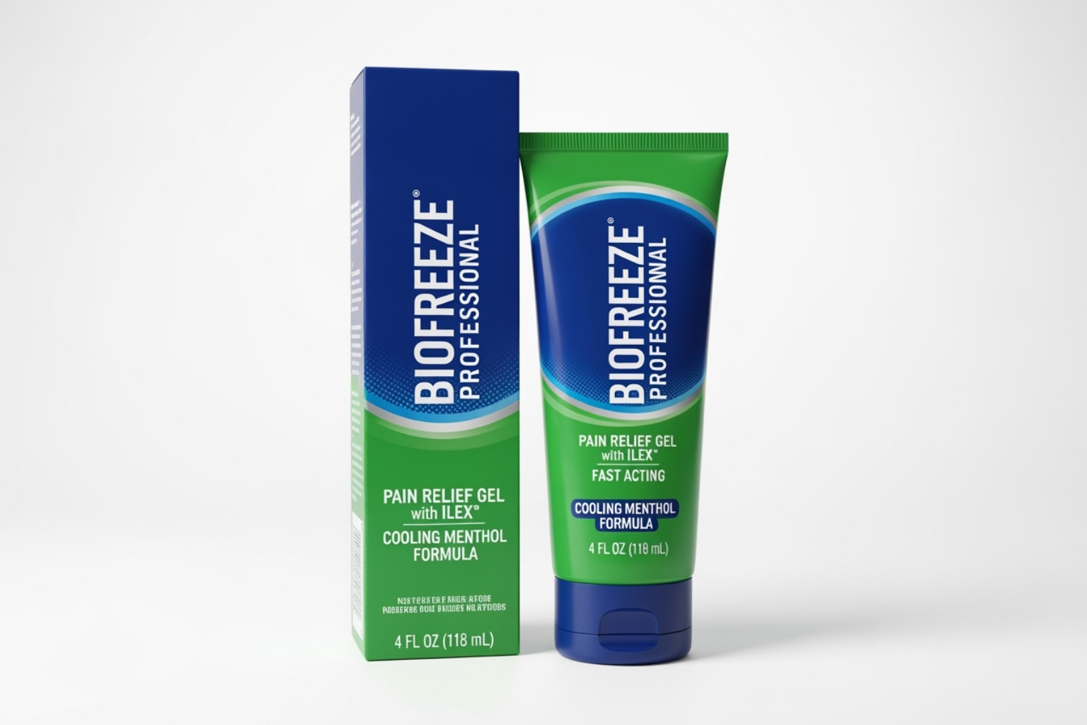 Biofreeze Professional Pain Relief Gel tube and box - best cream for aches and pains