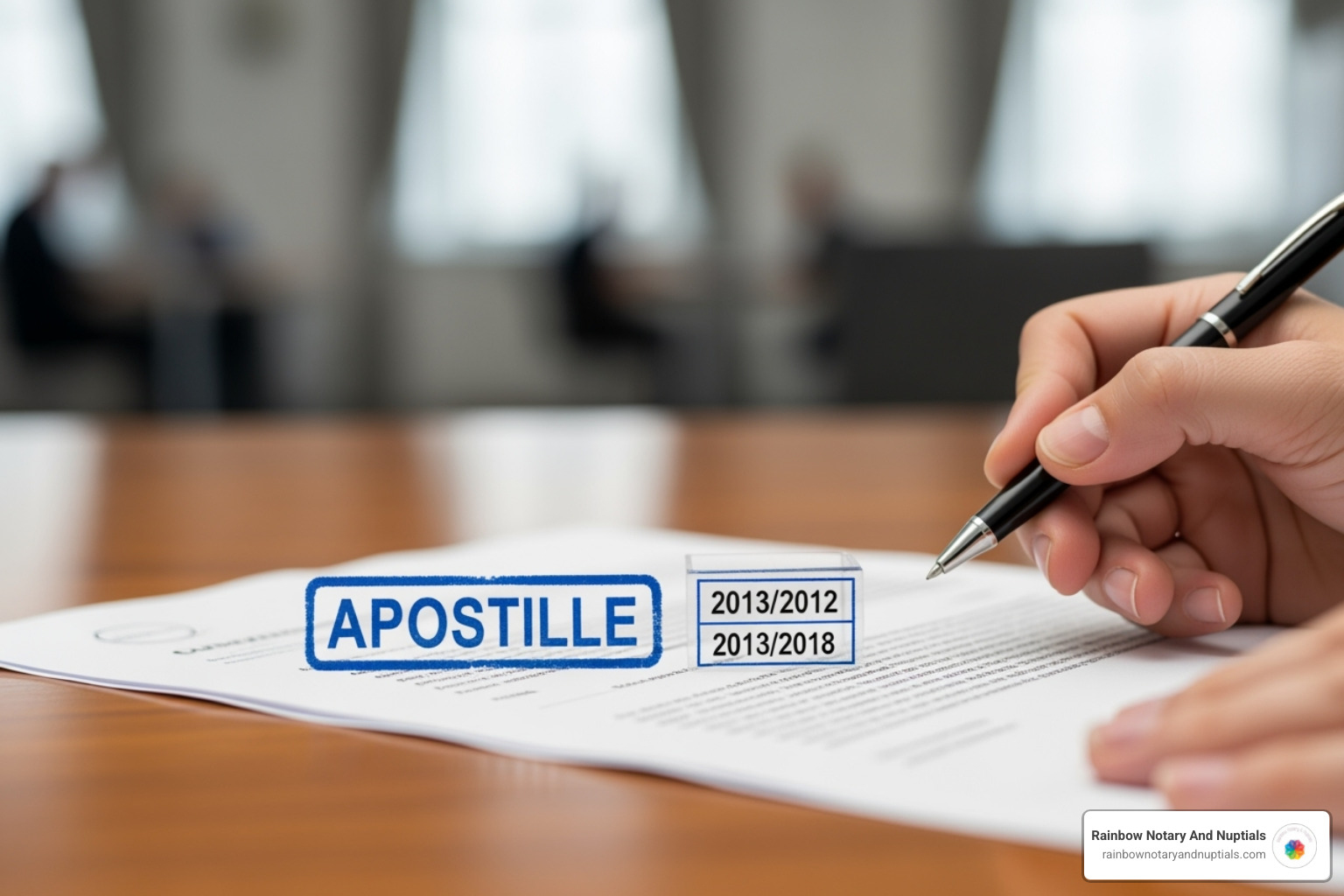 A calendar highlighting a 1-3 day turnaround time - Same day apostille