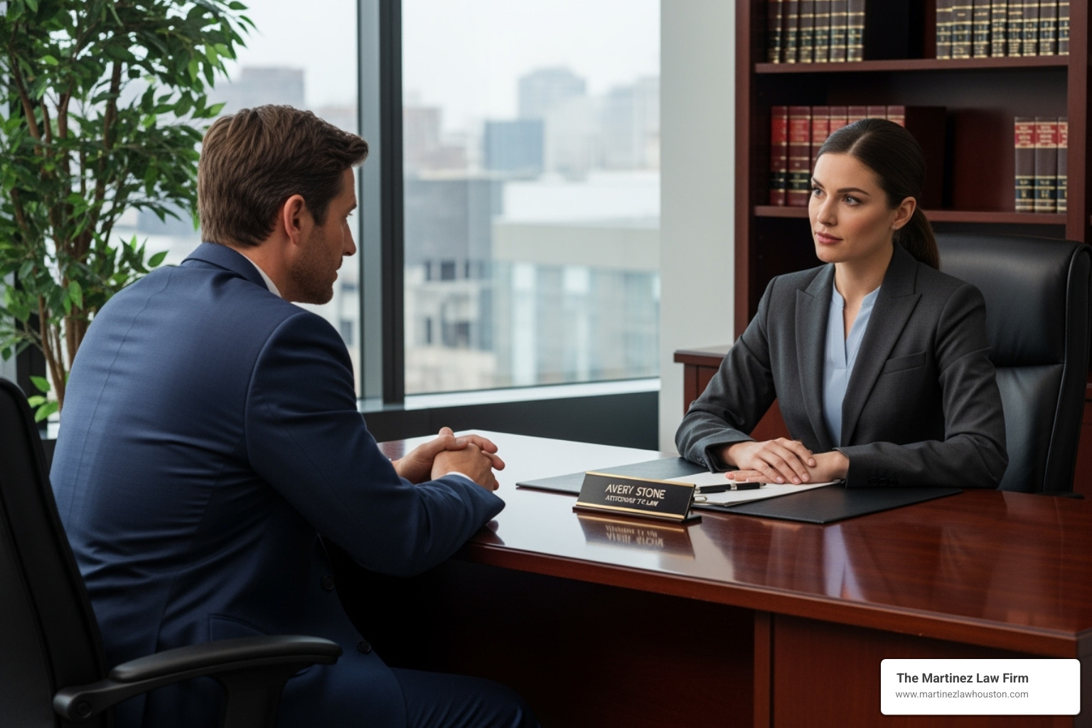 Persona hablando con un abogado: ¿qué sucede si recibe un DUI mientras está en libertad condicional?