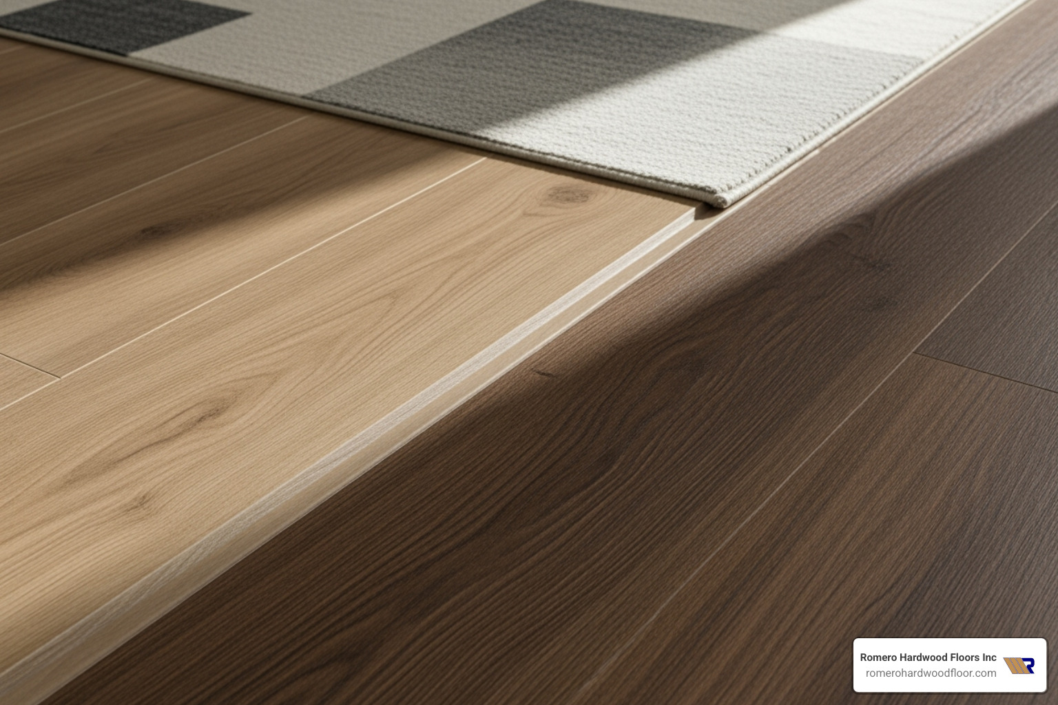 comparison chart of different flooring types - Fake Timber Flooring