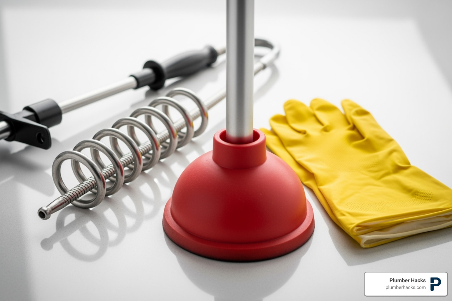 Essential toilet unclogging tools - plumbers toilet unblocker